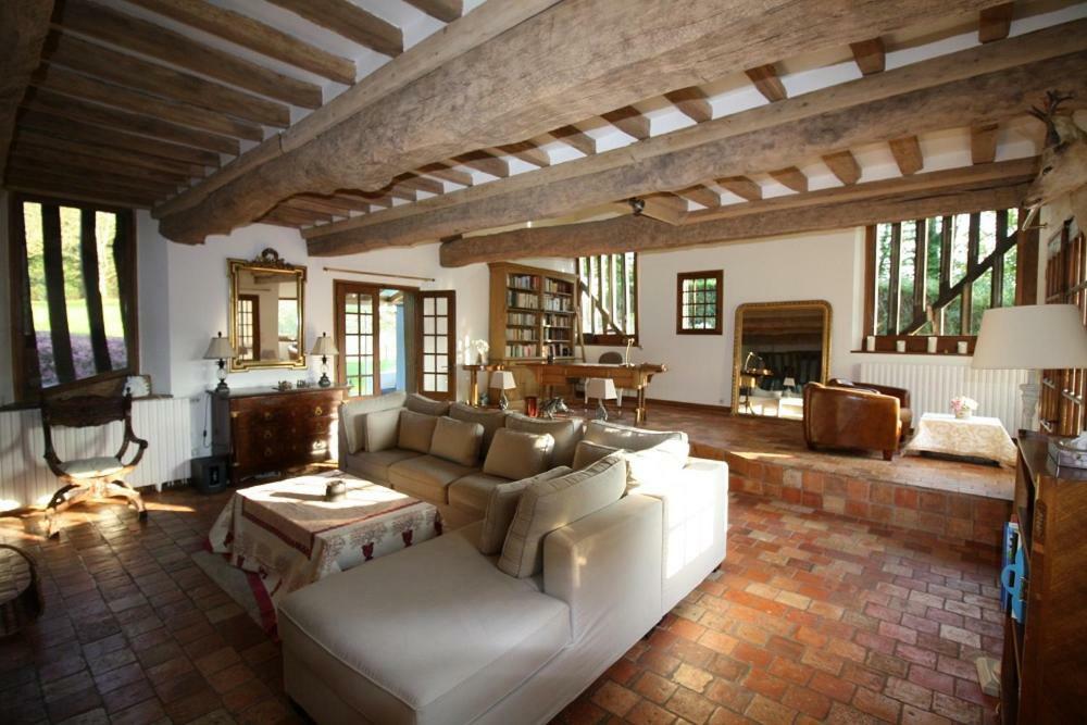 Maison Normande De Caractere A Colombages Saint-Hymer Bagian luar foto